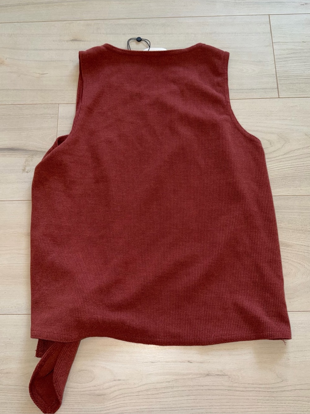 Hayes Knot-Front Ribbed Tank Top - Picture 5 of 5